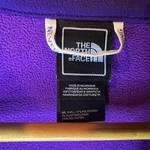 B15.26 The North Face AMVX Purple Windproof & Waterproof Apex Bionic Jacket - Picture 7 of 9